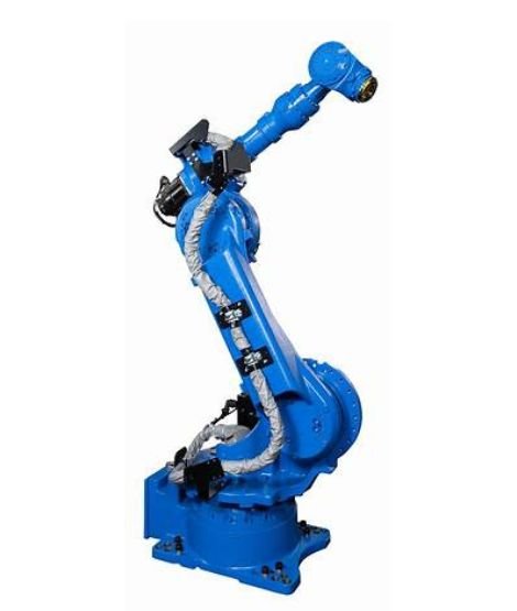 A Yaskawa collaborative robot (cobot) working alongside a human
